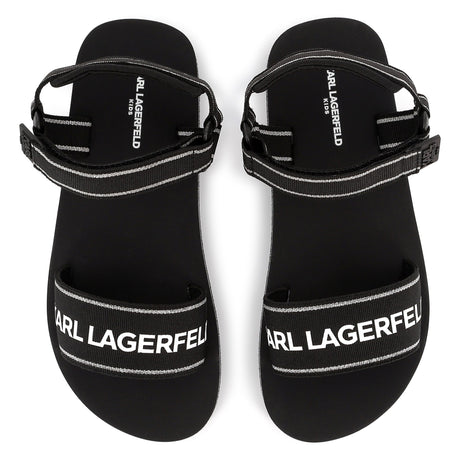 Karl Lagerfeld Girls Fete Musique D3 Sandals - Black
