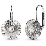 Krystal Couture Diana White Gold Crystal Drop Earrings