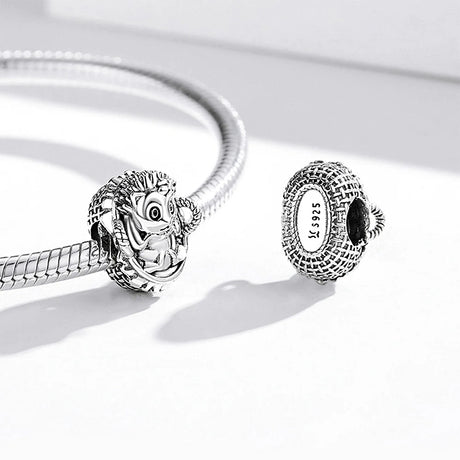 Solid 925 Sterling Silver Lady Flora Pandora Inspired Bead Charm
