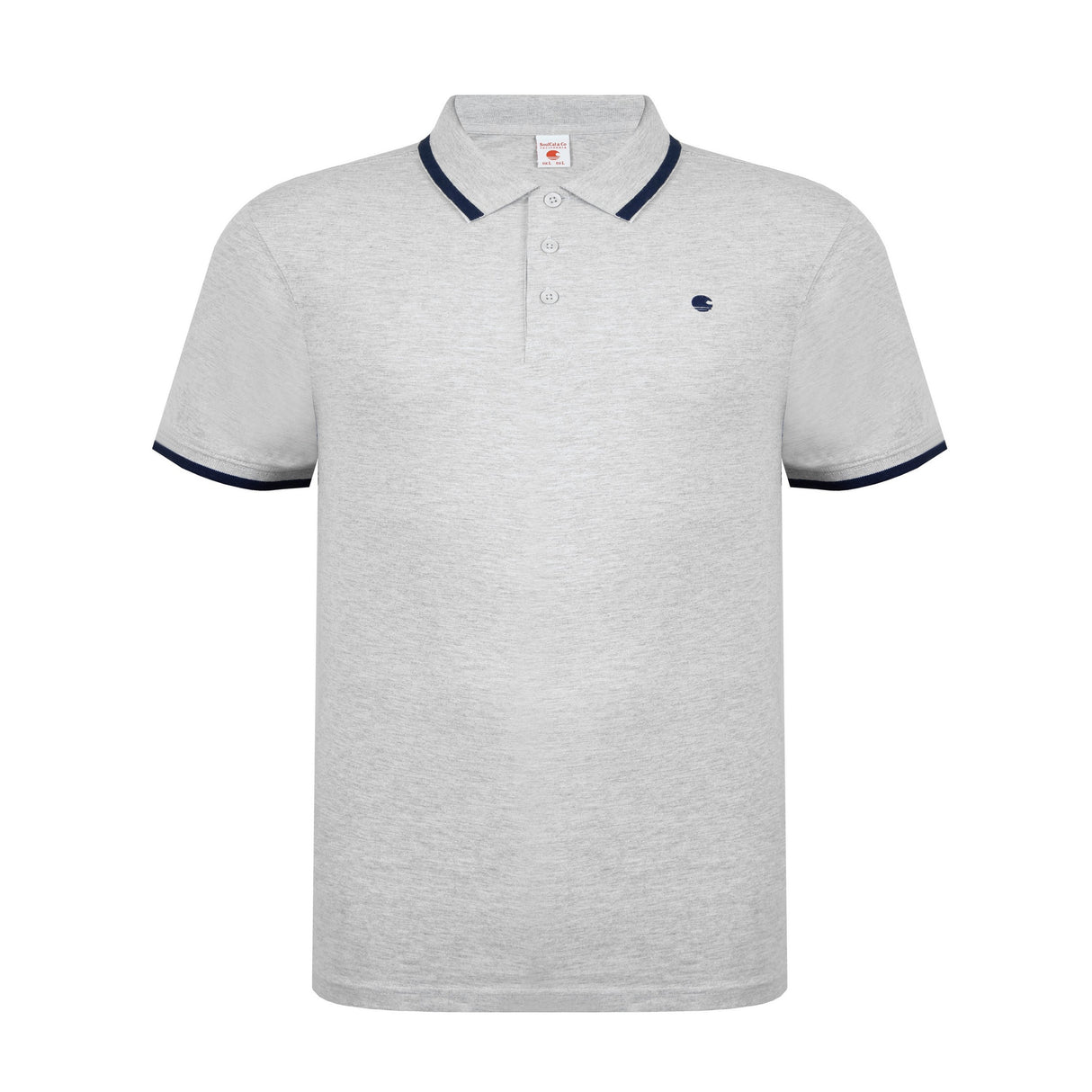 SoulCal Men's Signature Polo Shirt - Grey