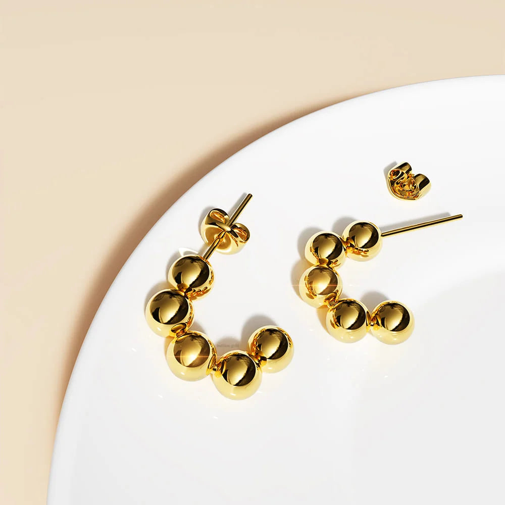 Bullion Gold Golden Fusion Sud Earrings
