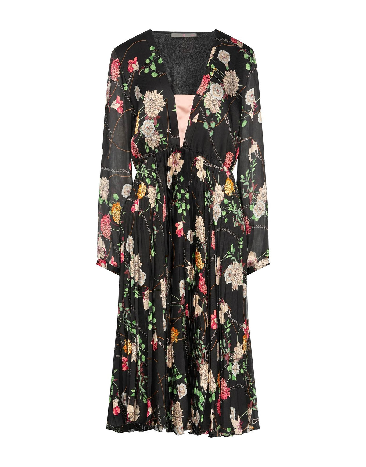 19.70 Nineteen Seventy Womens Midi Dresses - Black