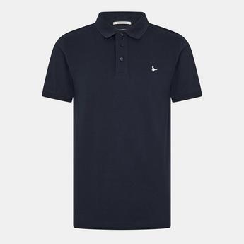 Jack Wills Men's Eaton Stretch Polo Shirt - Navy