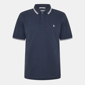 Jack Wills Men's Edgeware Tipped Polo Shirt - Navy
