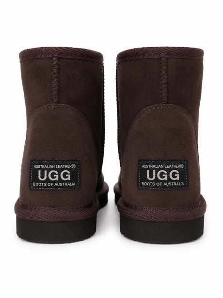 Australian Leather Ugg Classic Mini - Chocolate - AU4