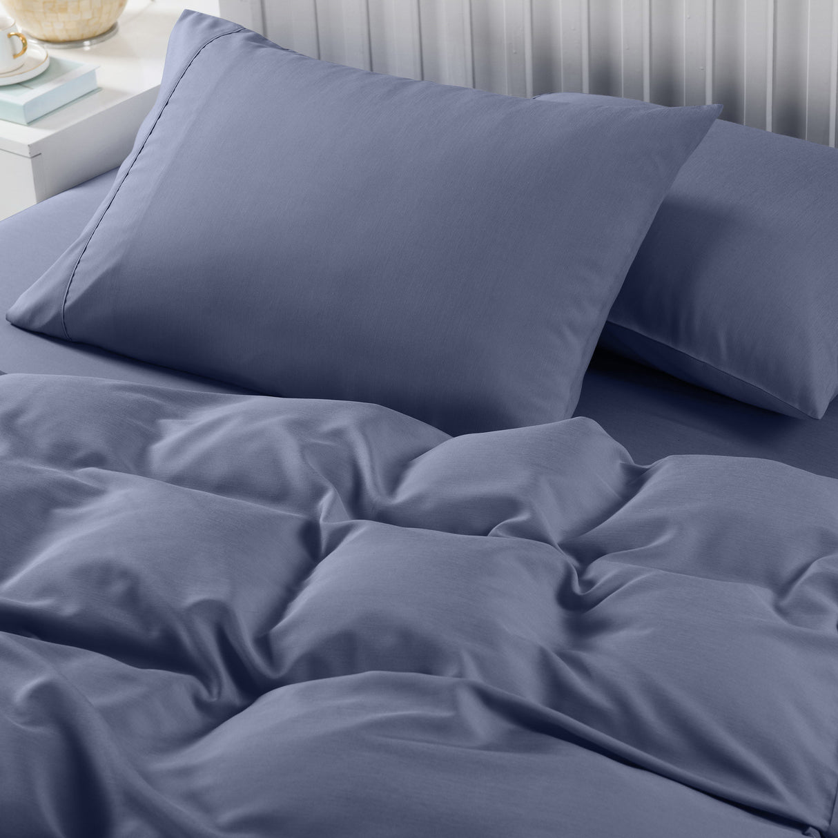 Royal Comfort Bamboo Cooling 2000TC QCS-Royal Blue