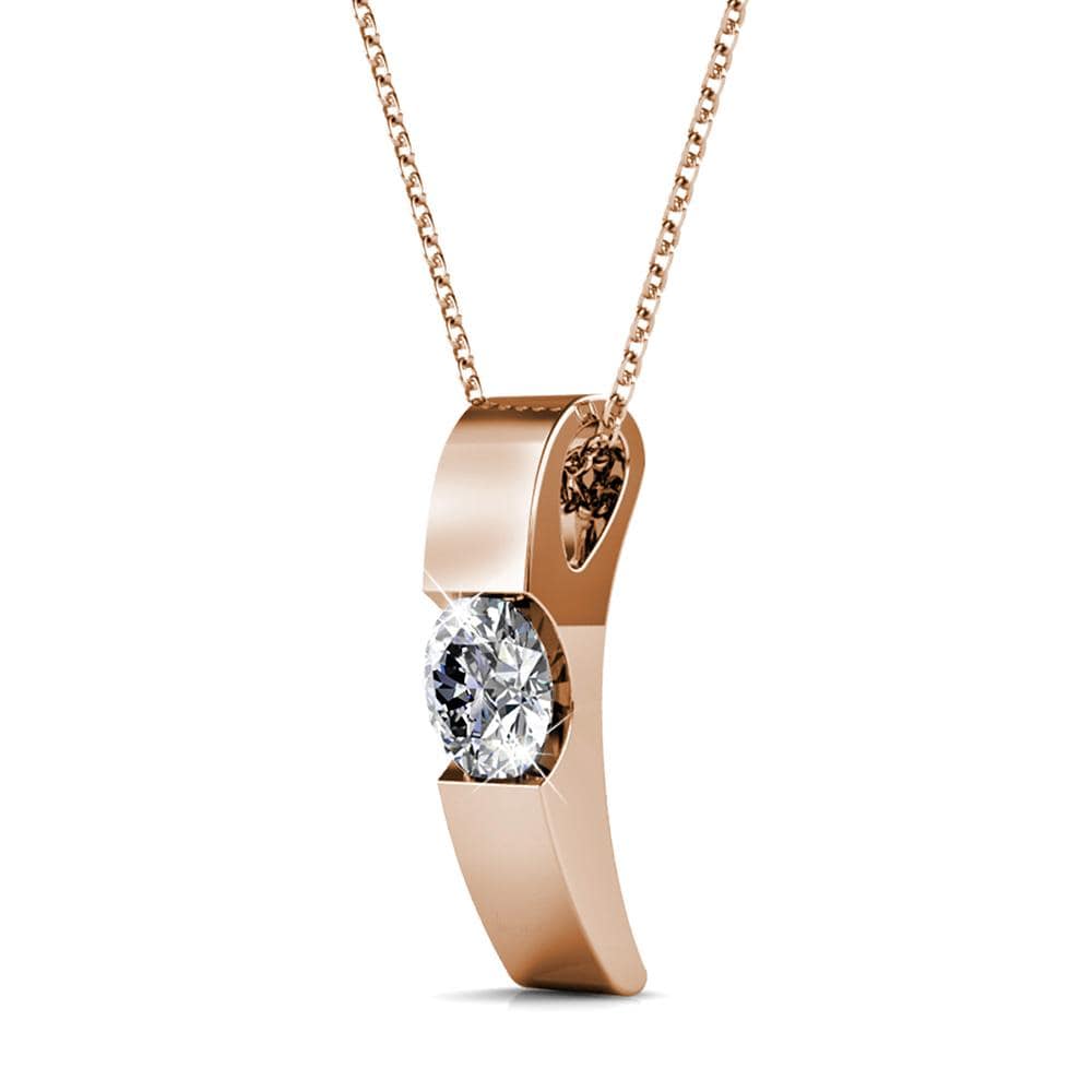 Boxed Shine Bright Set Embellished with SWAROVSKI® Crystals In Rose Gold