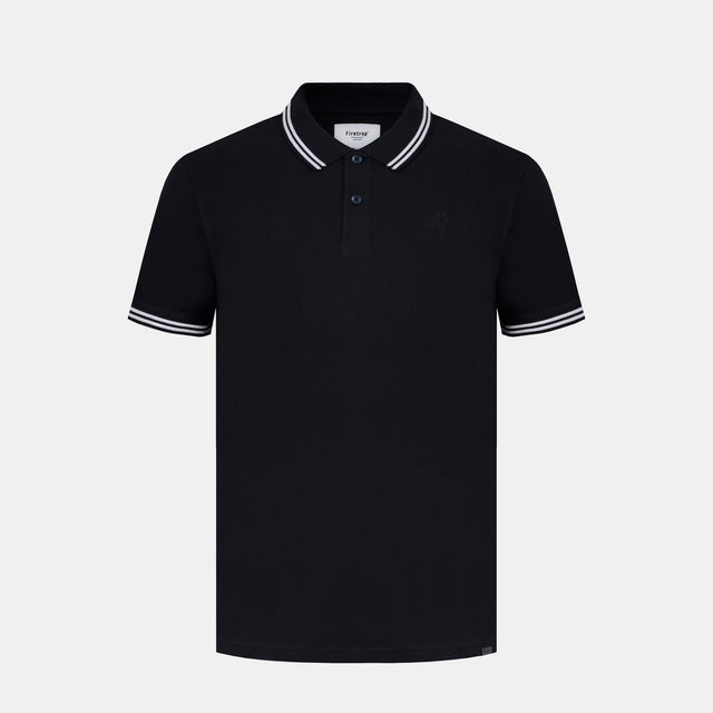 Firetrap Mens Lazer Polo Shirt - Black