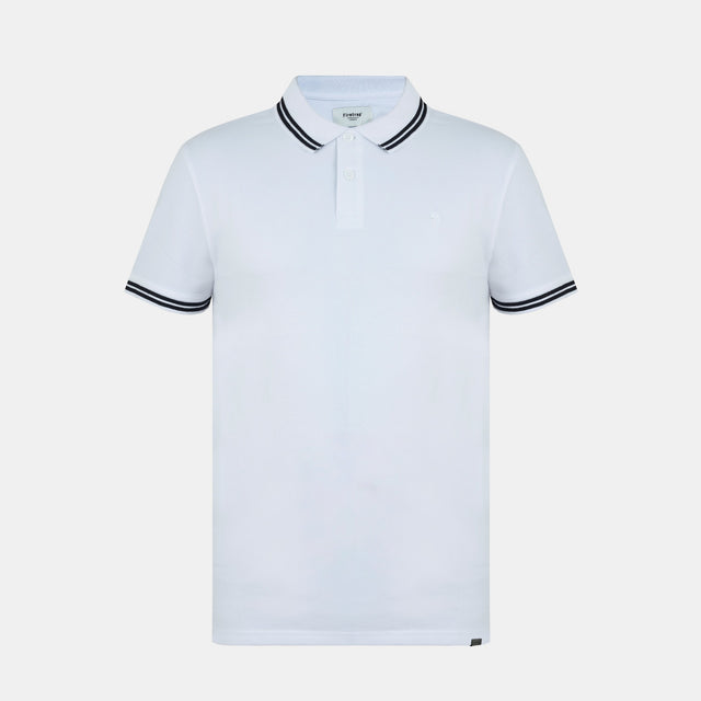 Firetrap Men's Lazer Polo Shirt - White