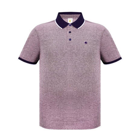 SoulCal Men's Pique Polo Shirt - Burgundy/White