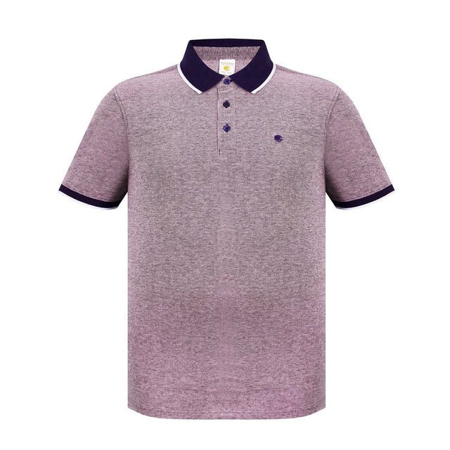 SoulCal Men's Pique Polo Shirt - Burgundy/White