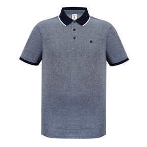 SoulCal Men's Pique Polo Shirt - Navy/White