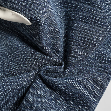 Canvas & Leather Large Capacity Commuter Tote - Denim