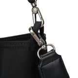 BAMEI Minimalist Water-Resistant Nylon Bucket Bag - Black