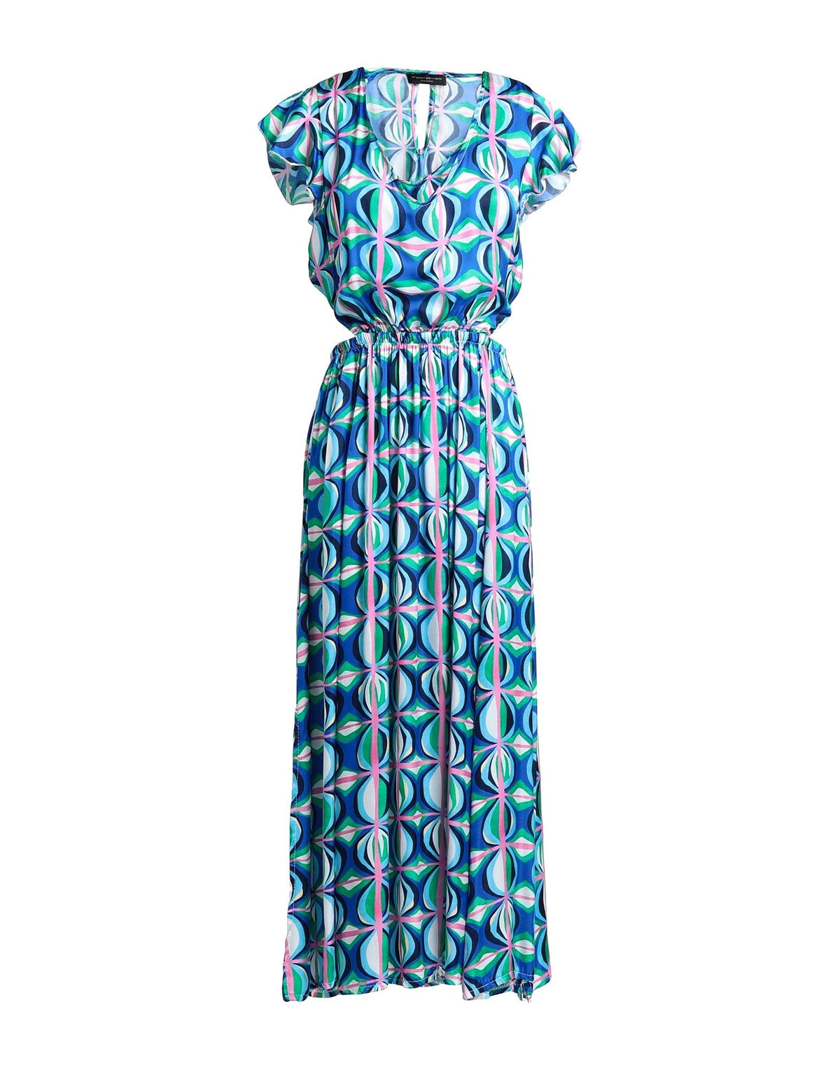 Angela Mele Milano Womens Maxi Dresses - Blue