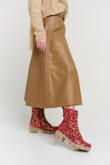 Bosccolo Womens Boots - Red