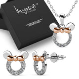 Boxed Minnie Mouse Set Embellished with SWAROVSKI® Crystals