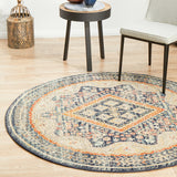 Legacy 863 Navy Round Rug