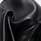 Soft Lambskin Leather Pillow Box Bag - Black