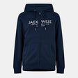 Jack Wills Men's Pinebrook Graphic Zip Hoodie - Navy