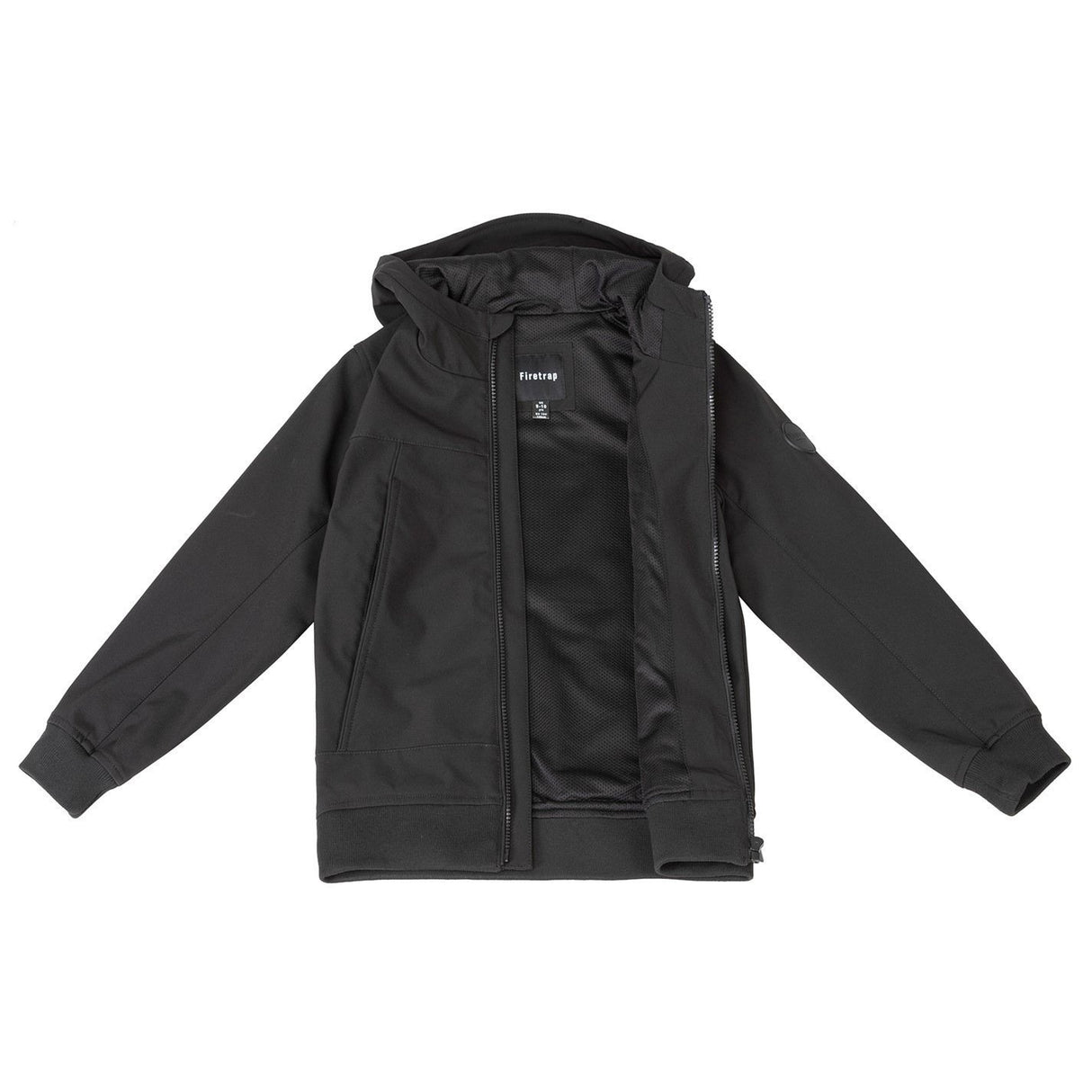 Firetrap Junior Boys Pocket Softshell Jacket - Black