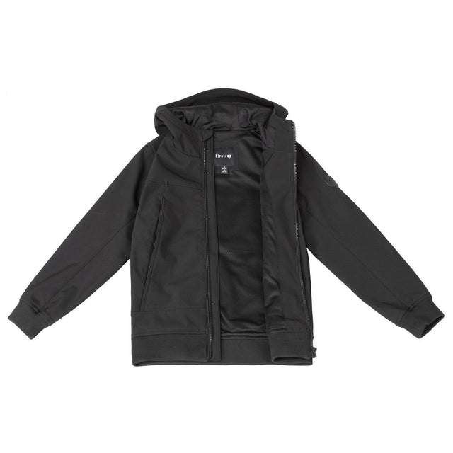 Firetrap Junior Boys Pocket Softshell Jacket - Black