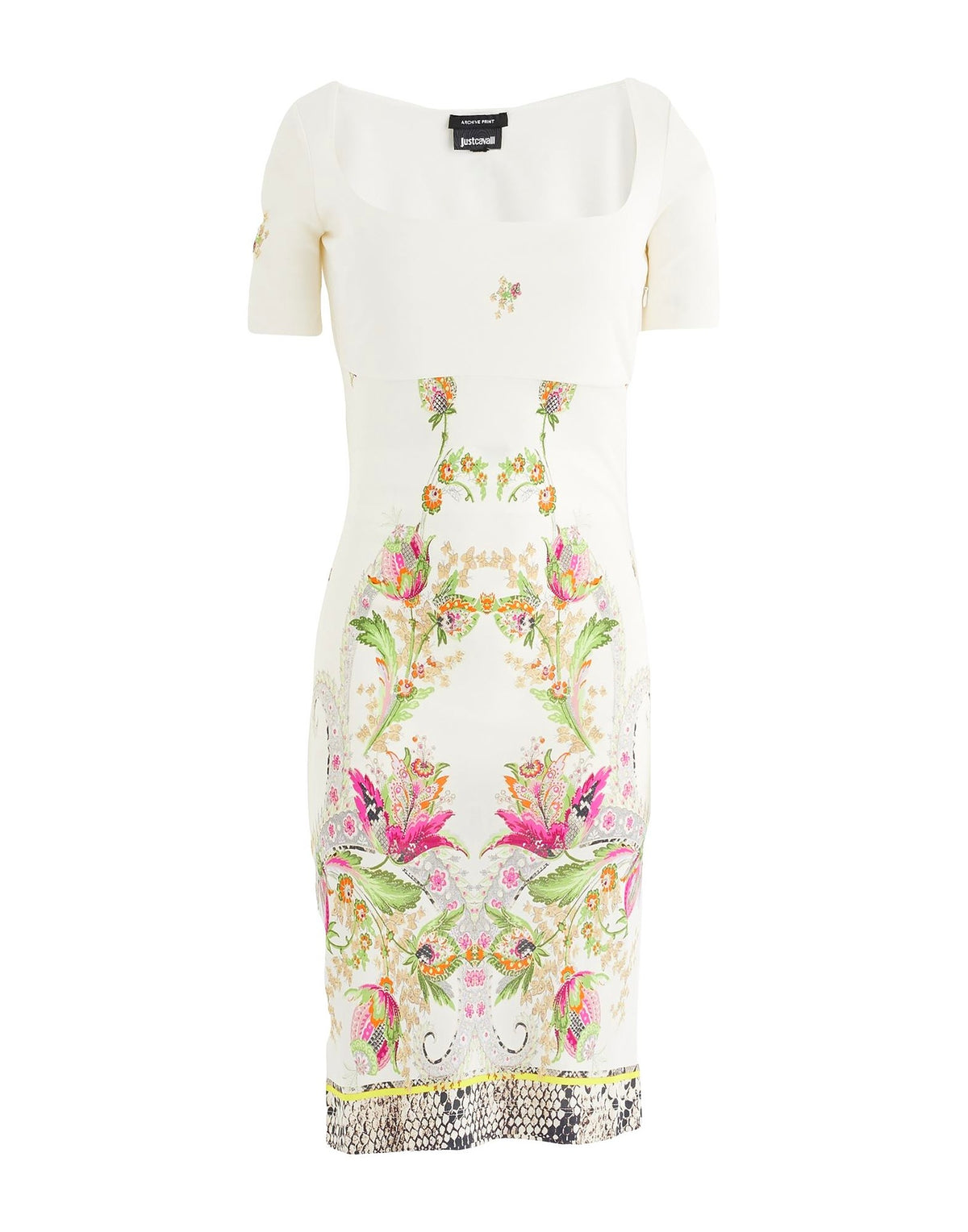 Just Cavalli Womens Mini Dresses - Ivory