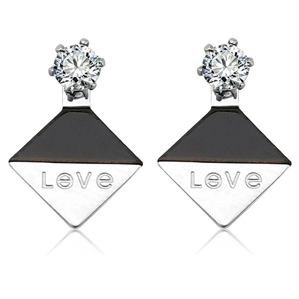 Bullion Gold Geo Love Earrings