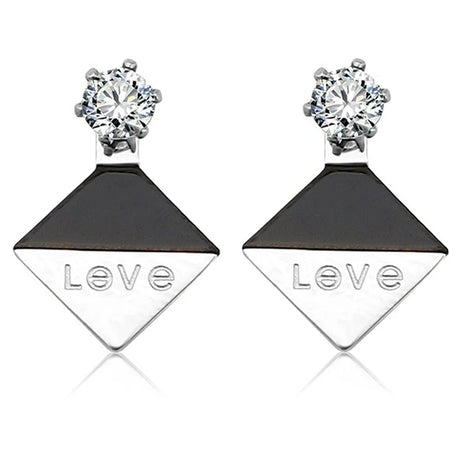Bullion Gold Geo Love Earrings