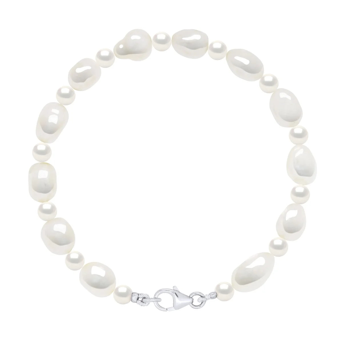 Manufacture Royale Bracelet Baroque Baroque Freshwater Pearl White