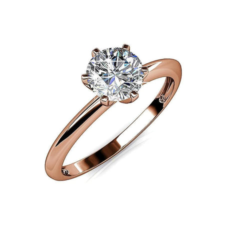 Krystal Couture One In A Million Solitaire Ring Embellished with SWAROVSKI Crystals