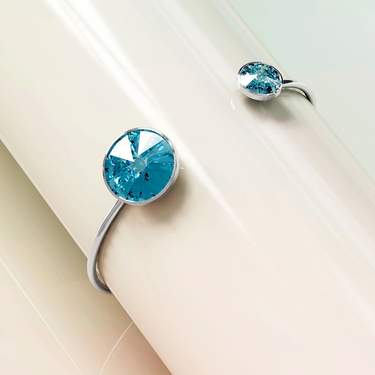 Krystal Couture Serene Bangle Embellished with SWAROVSKI Crystals