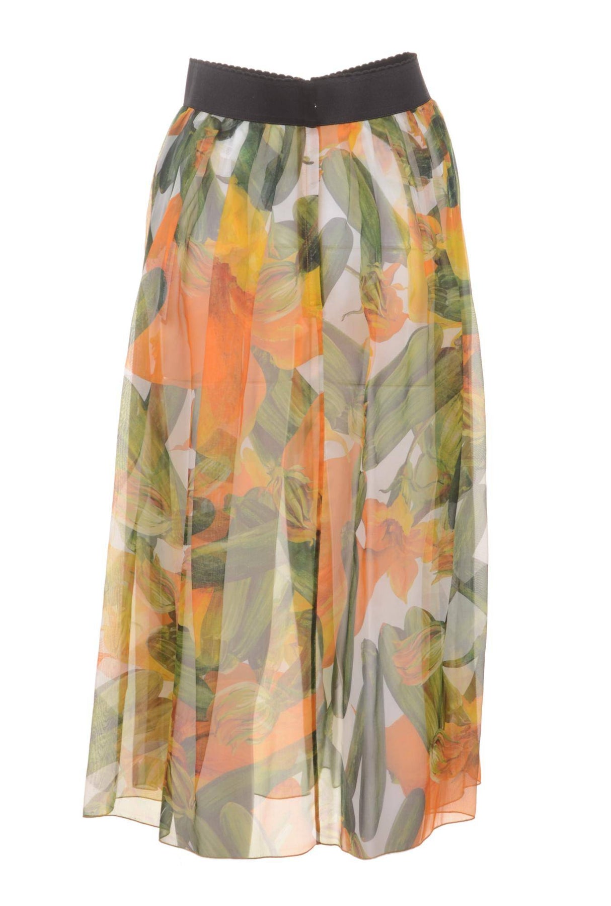 Dolce & Gabbana Women Flowers Long Skirt