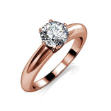Krystal Couture Jewel In The Palace Solitaire Ring Embellished with SWAROVSKI Crystals