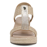 Vionic Calera Wedge - Gold Leather