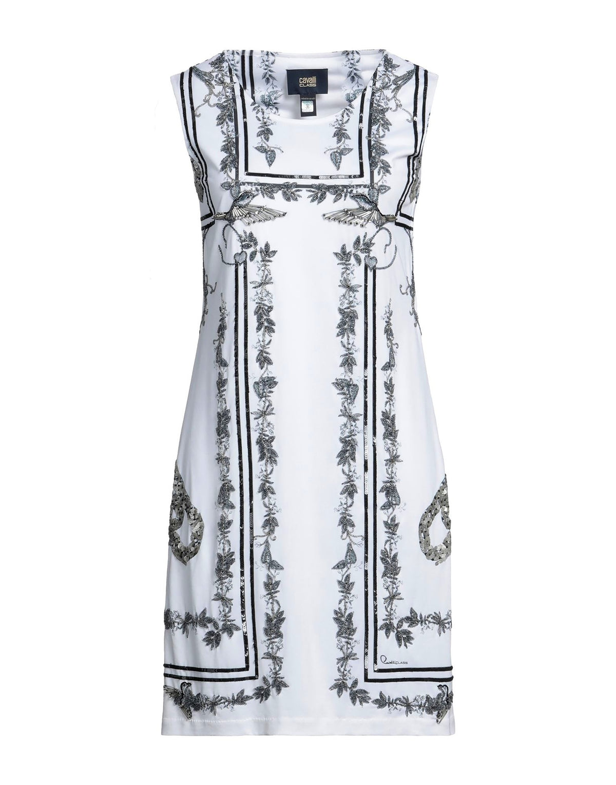 Cavalli Class Womens Mini Dresses - White
