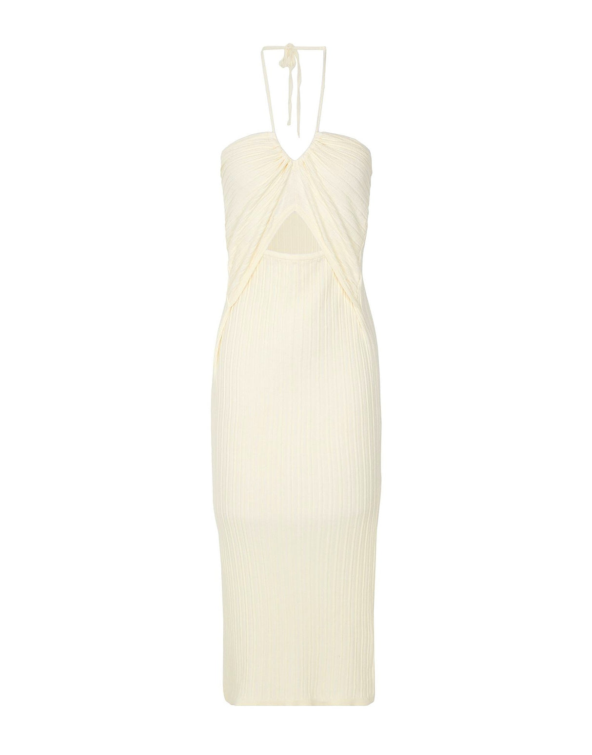 8 By Yoox Womens Midi Dresses - Cream