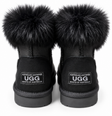 Australian Leather Ugg Classic Mini 1Buckle - Metallic Gunmetal - AU4