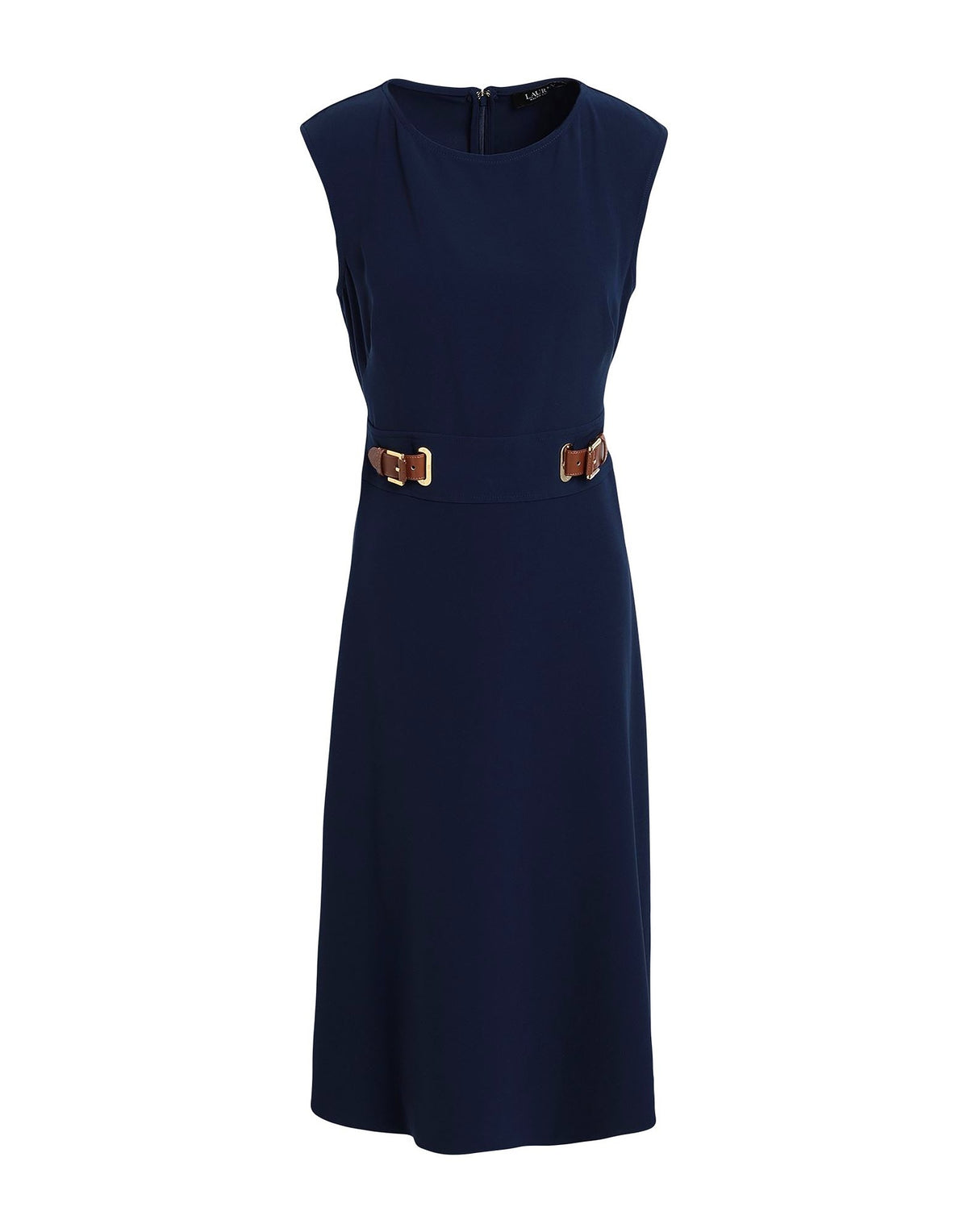 Lauren Ralph Lauren Womens Midi Dresses - Navy