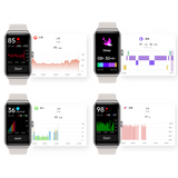 TODO Fitness Tracker Smart Watch BT 5.0 1.47" Display Thermometer BPM Monitor - Purple