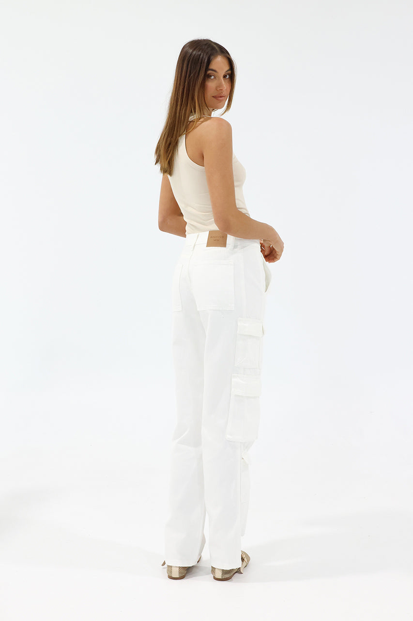 Madison The Label Malani Tank - Oyster