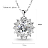 Maria Bloom Necklace Set Clear