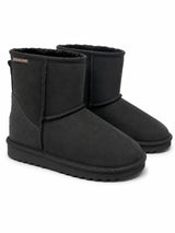 Australian Leather Ugg Mini Uggs - Black - AU6