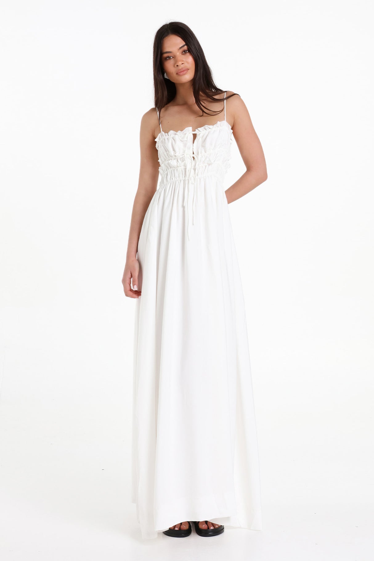 Lost In Lunar Women's Monaco Maxi Dress - White