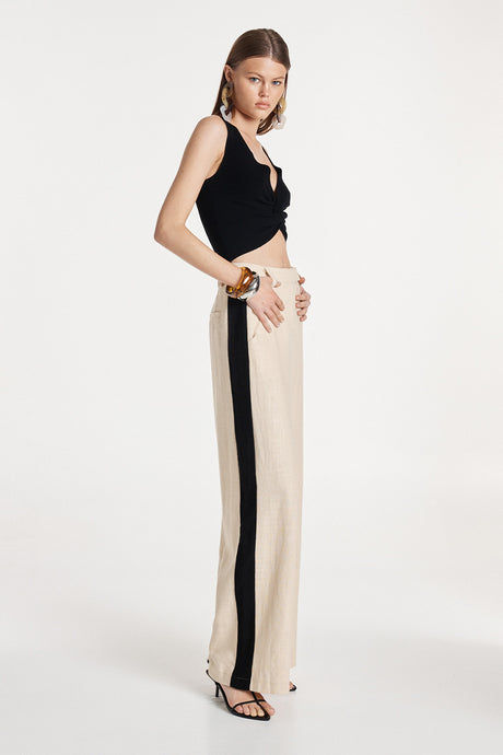 Madison The Label Nadene Pants - Oat