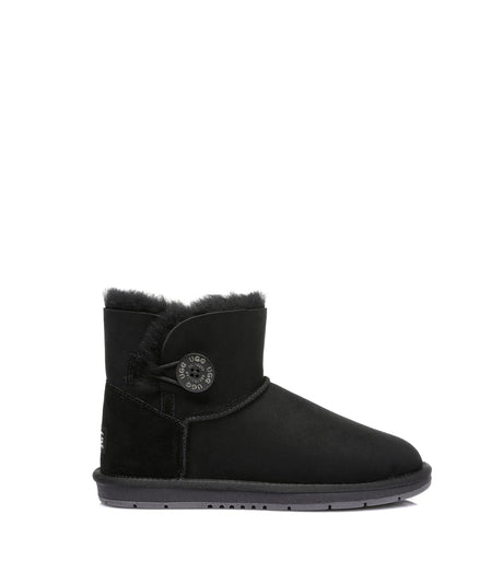 Australian Shepherd UGG Mini button - Black