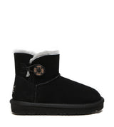 Australian Shepherd UGG Nolan Kids Mini Button - Black