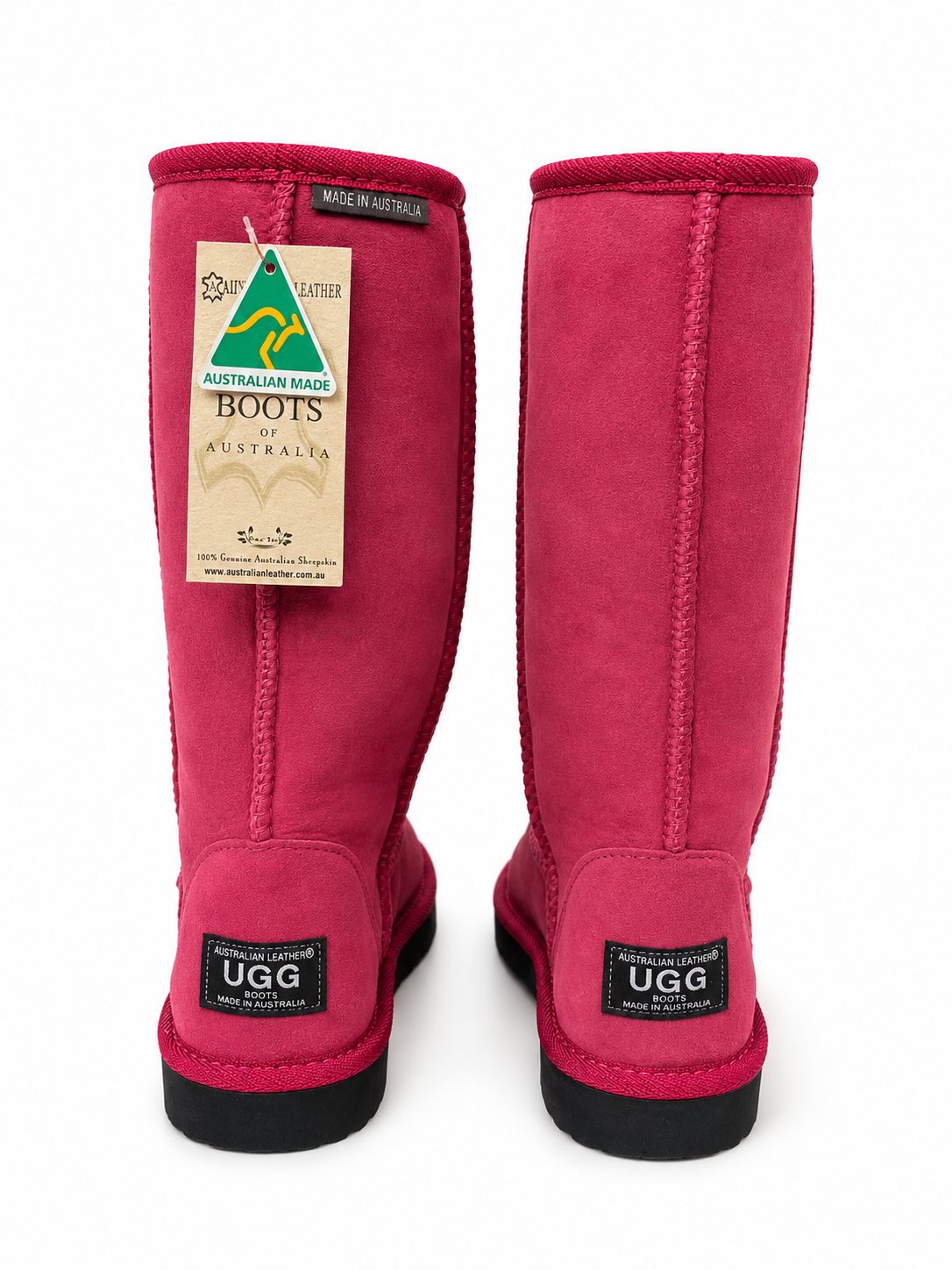 Australian Leather Ugg Classic Long - Hot Pink - AU5