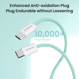 REDEFINE Type-C to Type-C USB Charging Data Sync Charge Cable 60W 1.5m - Blue