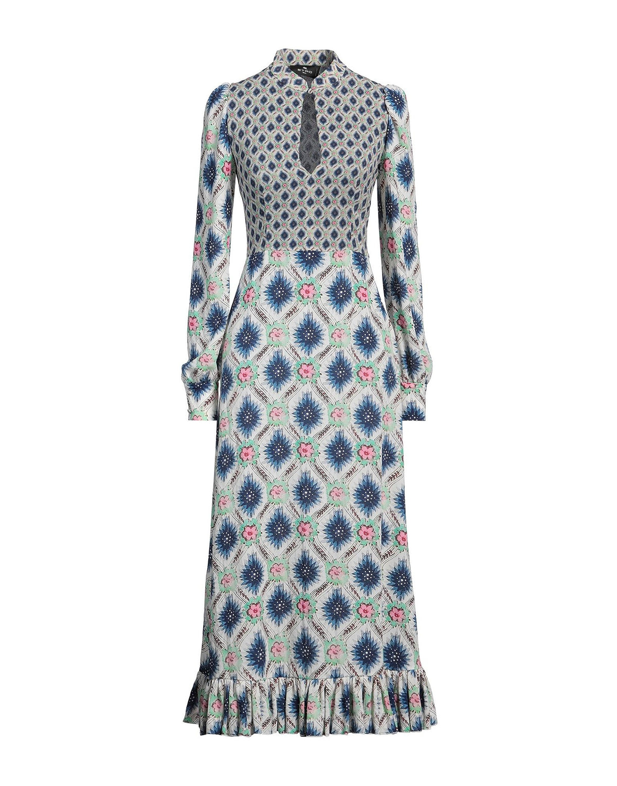 Etro Womens Midi Dresses - Navy